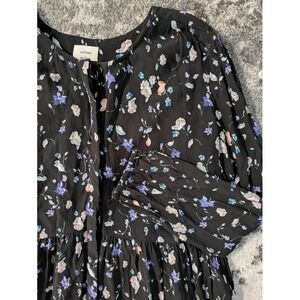 Aritzia Wilfred Barossa Floral Pleated Dress Small‎